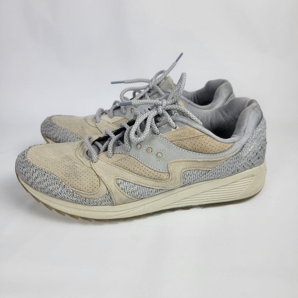 Saucony Grid 8000 Dirty Snow Ligh Grey Men's Shoes Sneakers Size 12M S70306-1